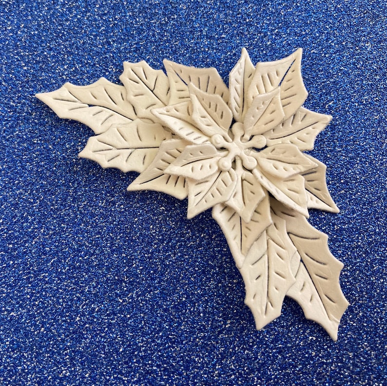 NEW Poinsettia Christmas Flower Craft Cutting Die image 3