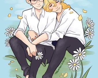 Doukyusei / Classmates Kusakabe and Sajou - Print