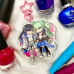 An and Miku Acrylic Keychain Charm Project Sekai Colorful Stage