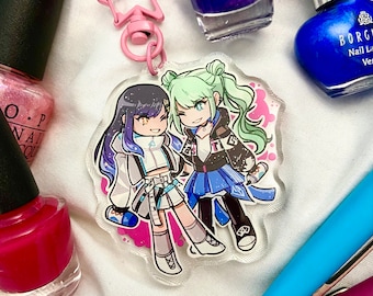 An and Miku Acrylic Keychain Charm Project Sekai Colorful Stage