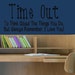 Time Out Wall Decal Custom Time Out Spot Decal Cute Wall - Etsy