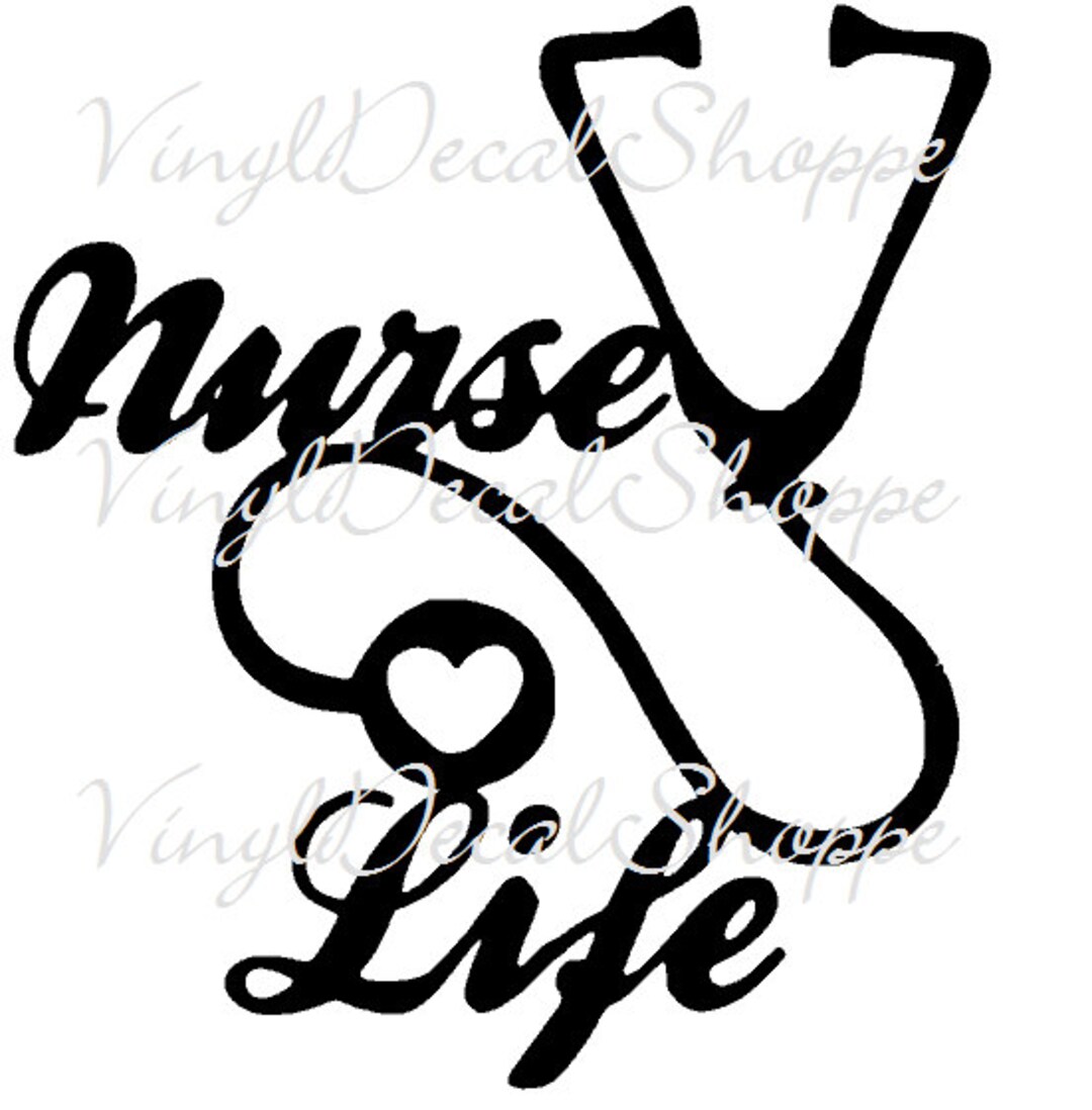 Nurse Nursing Nurse Decal Car Decal Funny Car Sticker Etsy