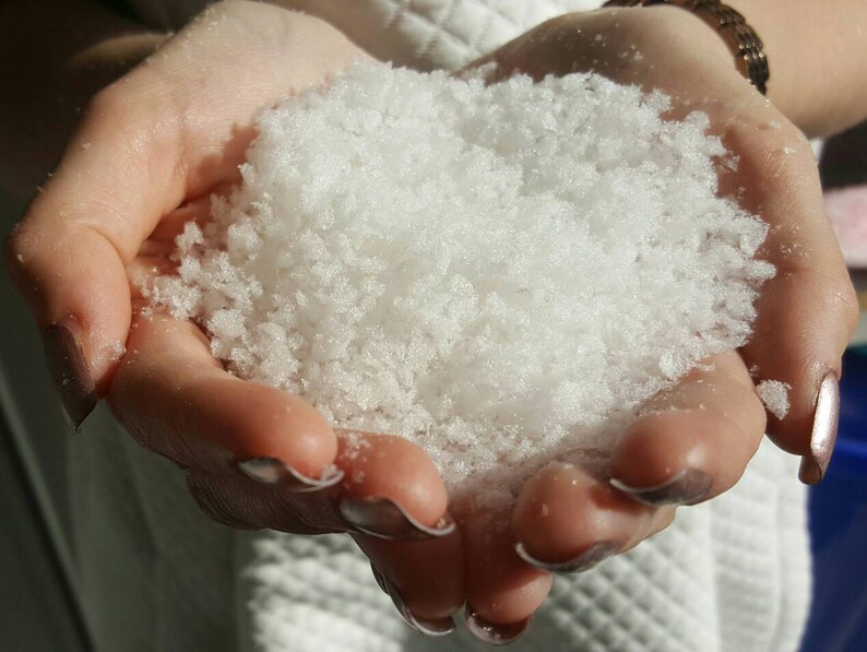 Fake Snow Snow confetti Packets Biodegradable Fake Snow Etsy