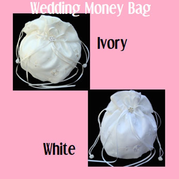 Wedding Money Bag Etsy