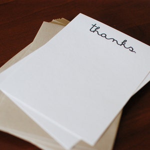 Thanks. Collection — Thank you note cards, set of 10