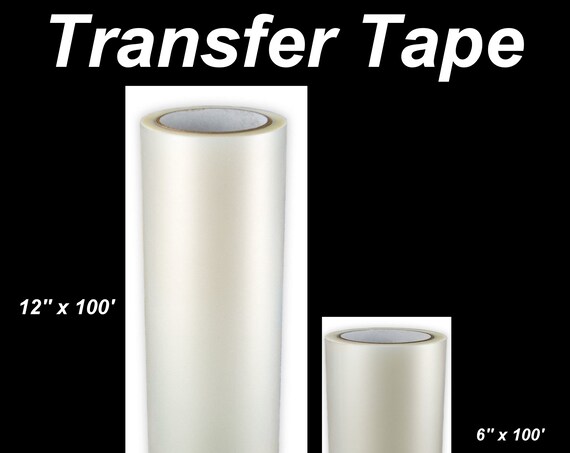Transfer Tape for Adhesive Vinyl & Glitter Vinyl | 100 foot rolls