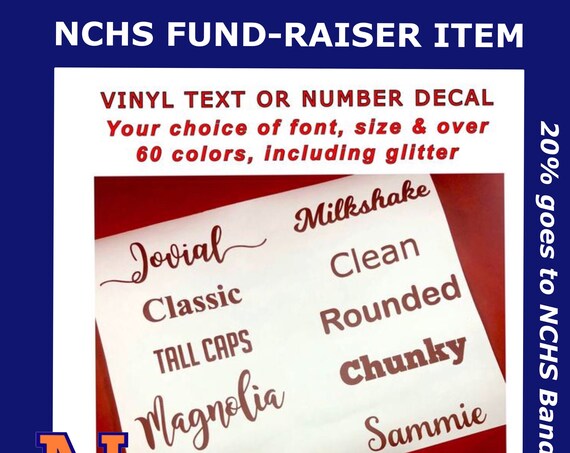 NAME DECAL | Choose size & color | Stickers for Yeti cups, tumblers, mugs, water bottles, cars, laptops and devices