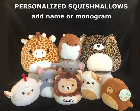Personalized Squishmallows with name or monogram