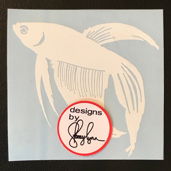 BETA FISH decal | Use for Yeti products, tumblers, mugs, water bottles,devices and more