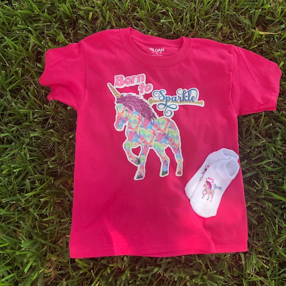 Glitter Unicron Twirler t-shirt - Born to Sparkle
