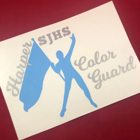 SJHS Color Guard decals
