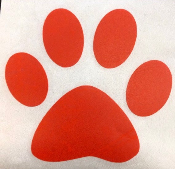 PAW PRINT DECAL | paw sticker | School Spirit | Decals for Yeti cups, tumblers, mugs, water bottles, cars, laptops and devices