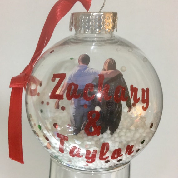 3.25" Personalized Floating photo ornament