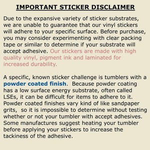 a text description for a sticker dispenser