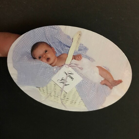 PHOTO STICKERS - Set of 10 - High Quality shaped stickers using your favorite photo or logo. Use for announcements and invitations