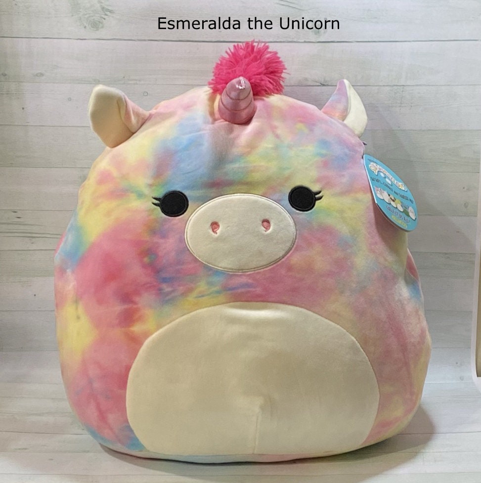 CUSTOM SQUISHMALLOW 16 inch Esmeralda the Unicorn add | Etsy