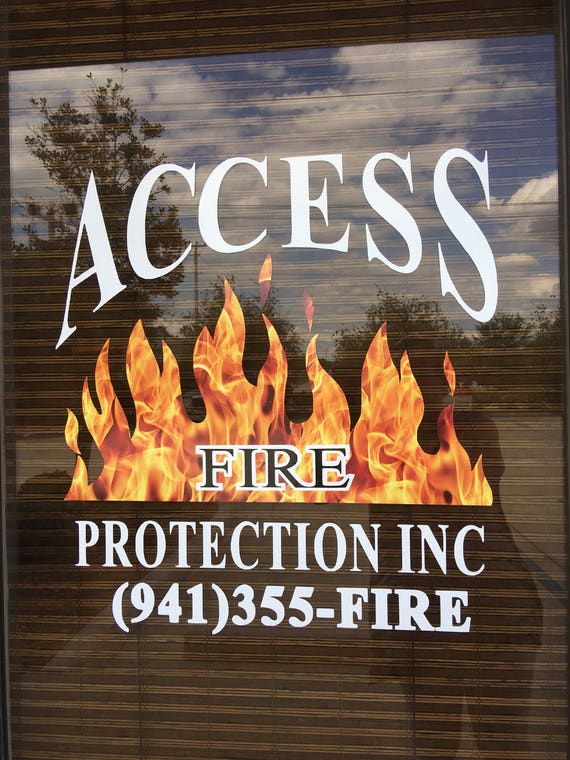 Business car or Office Door Decal | Commercial decals | Business car sticker | Office Door sticker | Deposit only