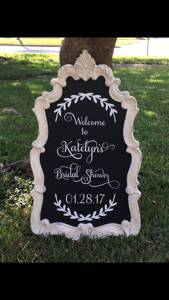 VINYL LETTERING for your wedding sign scaled to fit your sign, frame or other item - Deposit ONLY