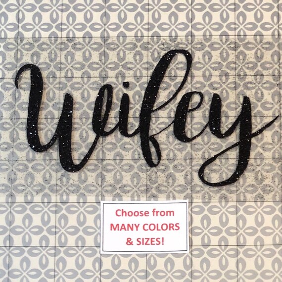 Glitter WORD or NAME Iron-on | Choose size & color