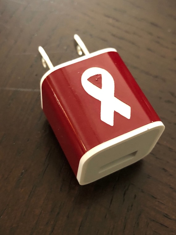 Awareness Decal for iPhone charging cube - available in single or bulk for fund raising