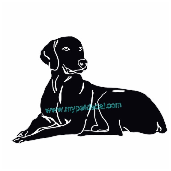WEIMARANER decal for tumblers, cars, laptops, devices etc | FREE shipping