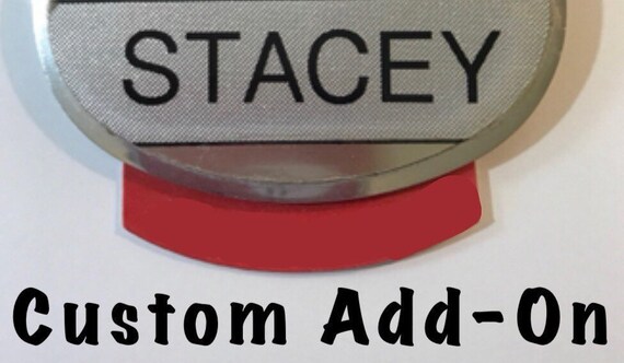 Name tag add-ons | Sets of 12 | Name tag not included | Assorted styles for 2.5" oval name tags