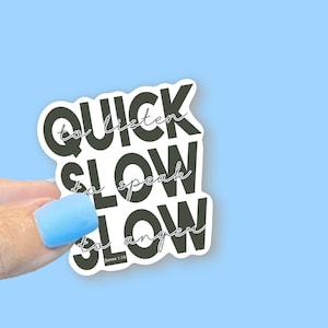 Be Quick to Listen, Slow to Speak, Slow to Anger, James 1:19-Christian Vinyl Stickers for Water Bottles, Journals, Cars, Laptops & More