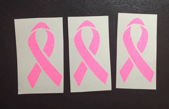 CANCER Ribbon IRON-ON | Cancer Ribbon | Colored cancer ribbon