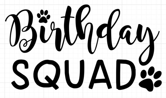 Birthday Squad Iron-On