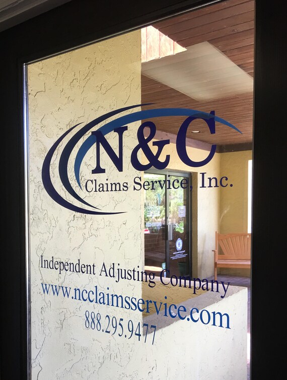 Business car or Office Door Decal | Commercial decals | Business car sticker | Office Door sticker | Deposit only