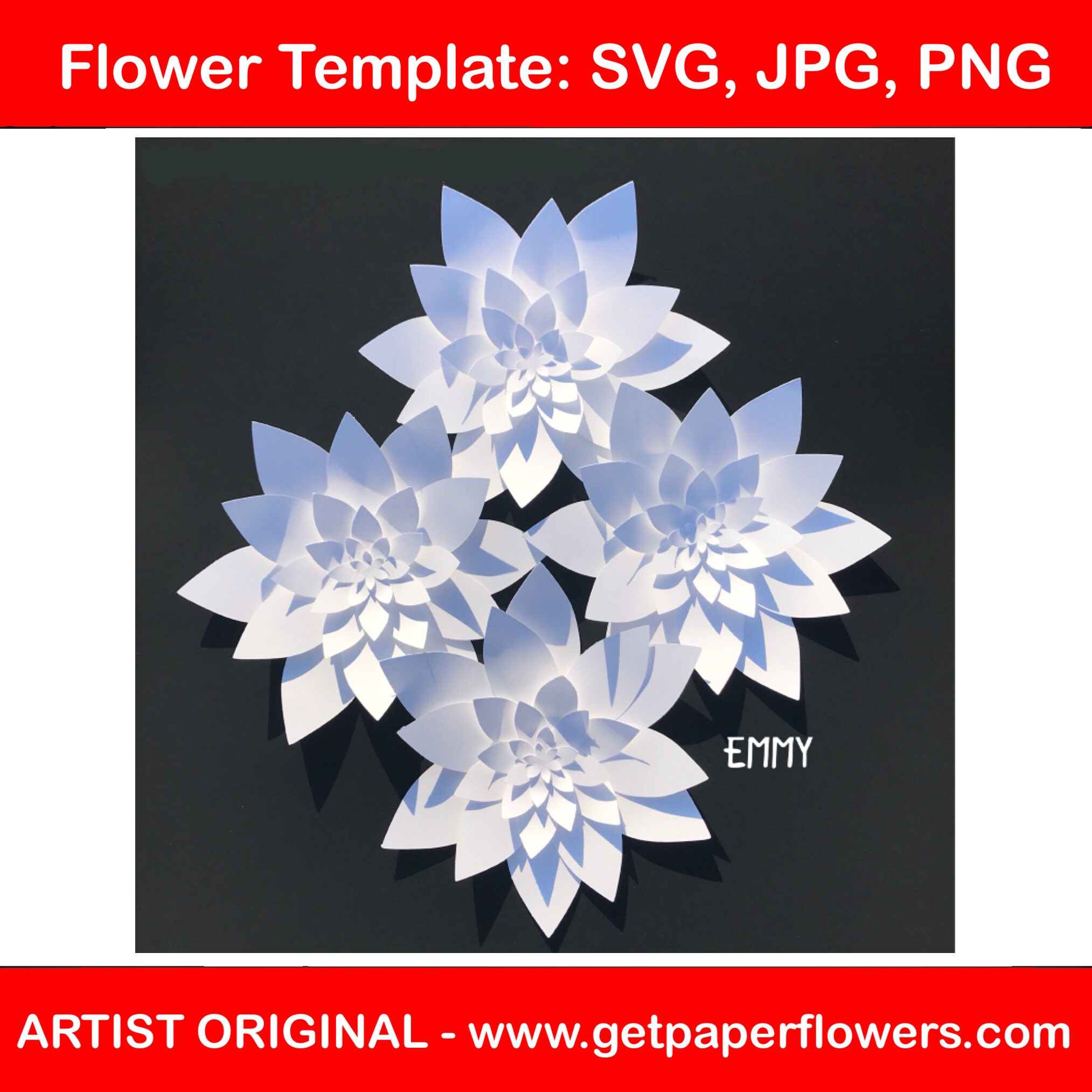 giant paper flower cut template use to make paper flower backdrops giant paper flower svg