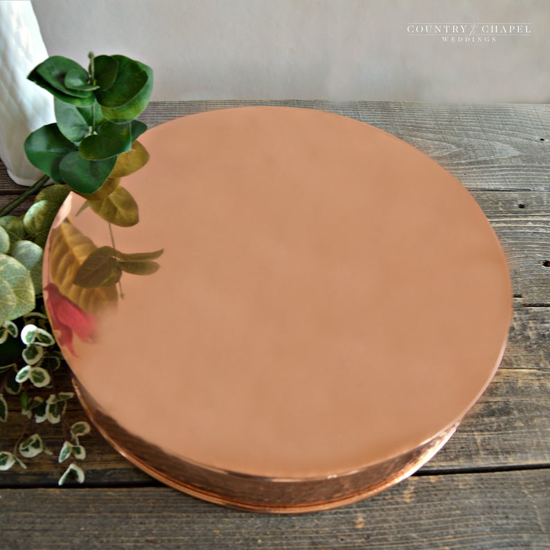 Hammered Copper Cake Stand ~ Copper Copper Cake Plate ~ Metal Cake Stand ~ Modern Cake Stand ~ Industrial Cake Stand ~ Cake Plateau
