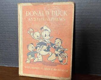 USヴィンテージ洋書　DONALD DUCK and HIS FRIENDS Donald Duck and His Friends by Jean Ayer, 1939 Walt Disney