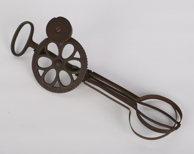 1891 DOVER EGG BEATER, Made in Boston, Pat. May 6th 1873, Allover