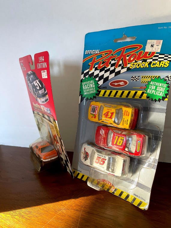 1992 & 1994 NASCAR Die Cast Cars, Official Pit Row Stock