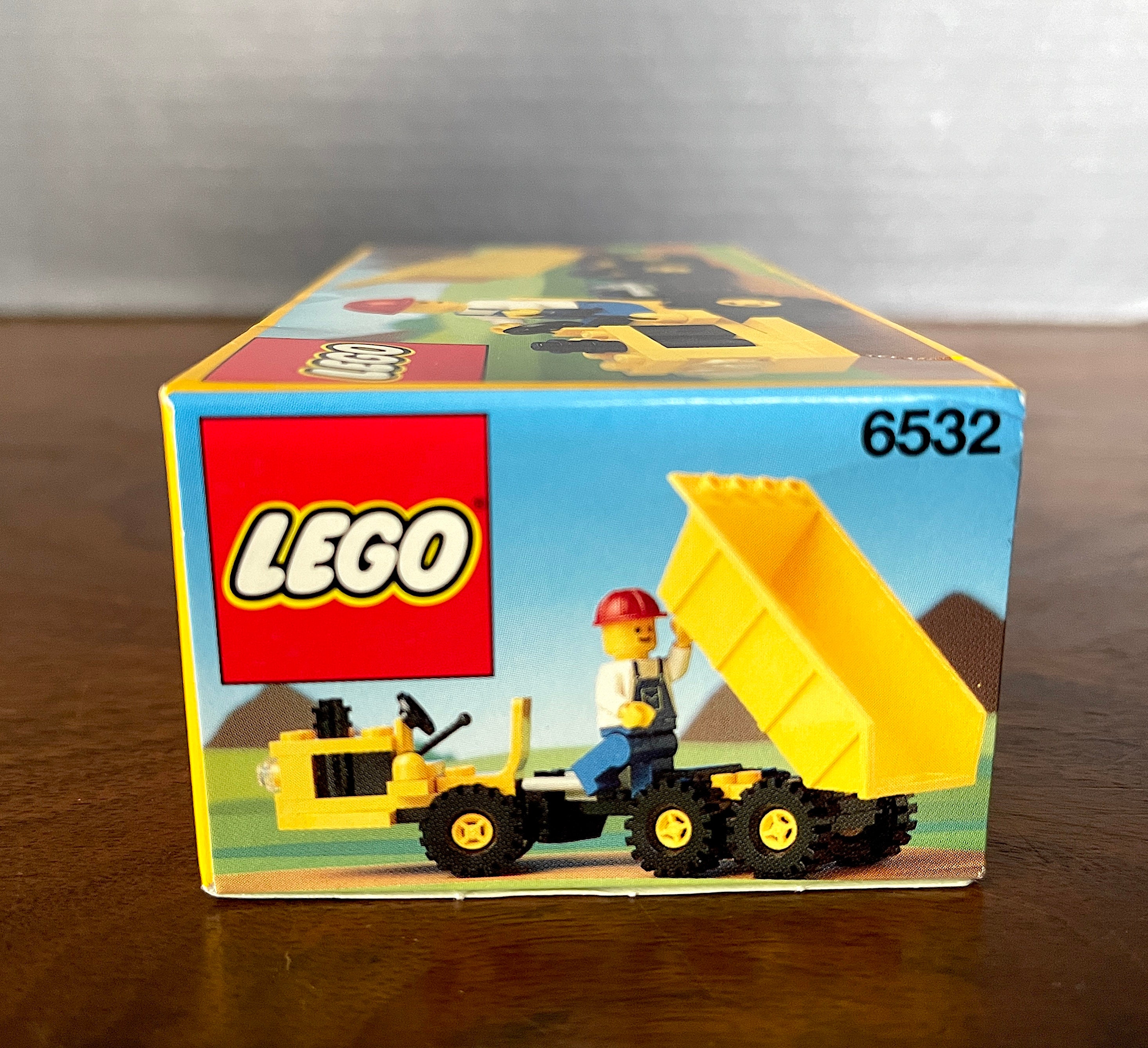 1991 Lego Sealed, Unused, Legoland, Dump Wagon, #6532, Yellow