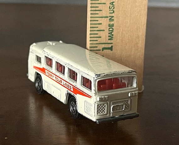 1970's Tomica, FUJI, Semi-decker Type Bus, Tony Tour Lines, Made