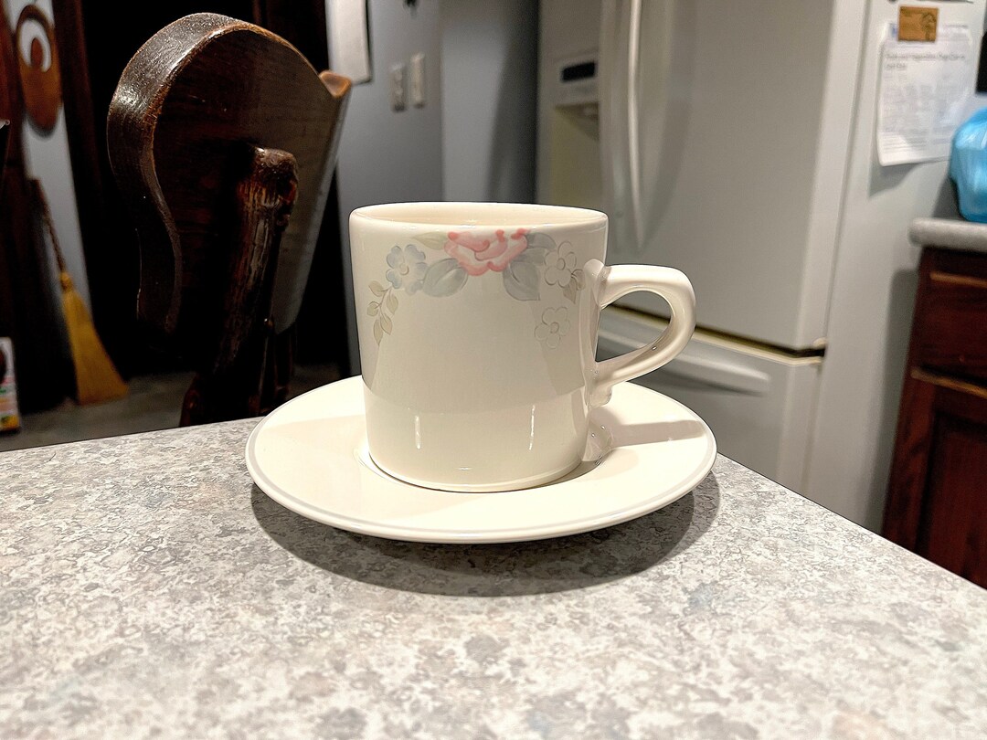 1985-95 Pfaltzgraff wyndham 8 Sets, Sold Singly, Flat Cups & Saucers ...