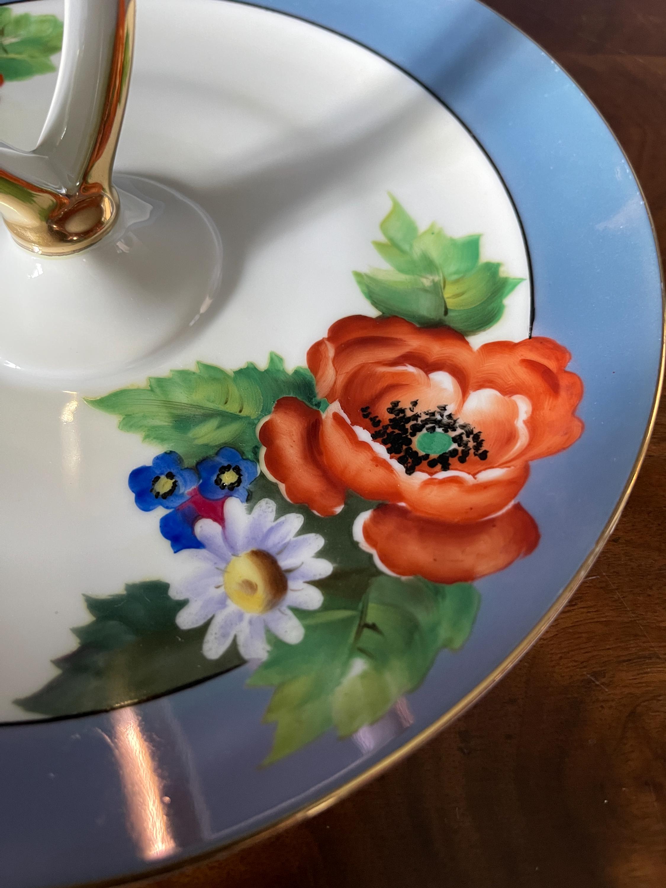 オールドノリタケ、里帰り品です。Old Noritake flower base オールドノリタケ、里帰り品です。Old Noritake flower base