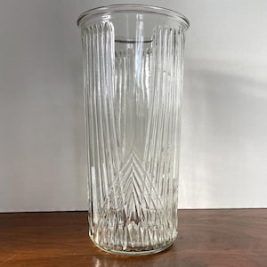 Art Deco Glass Vase - Etsy