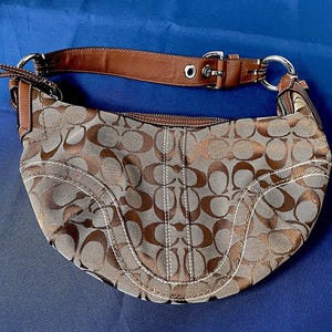 1990年代～2000年代 COACH シグネチャー キャンバス ブラウン＆タン