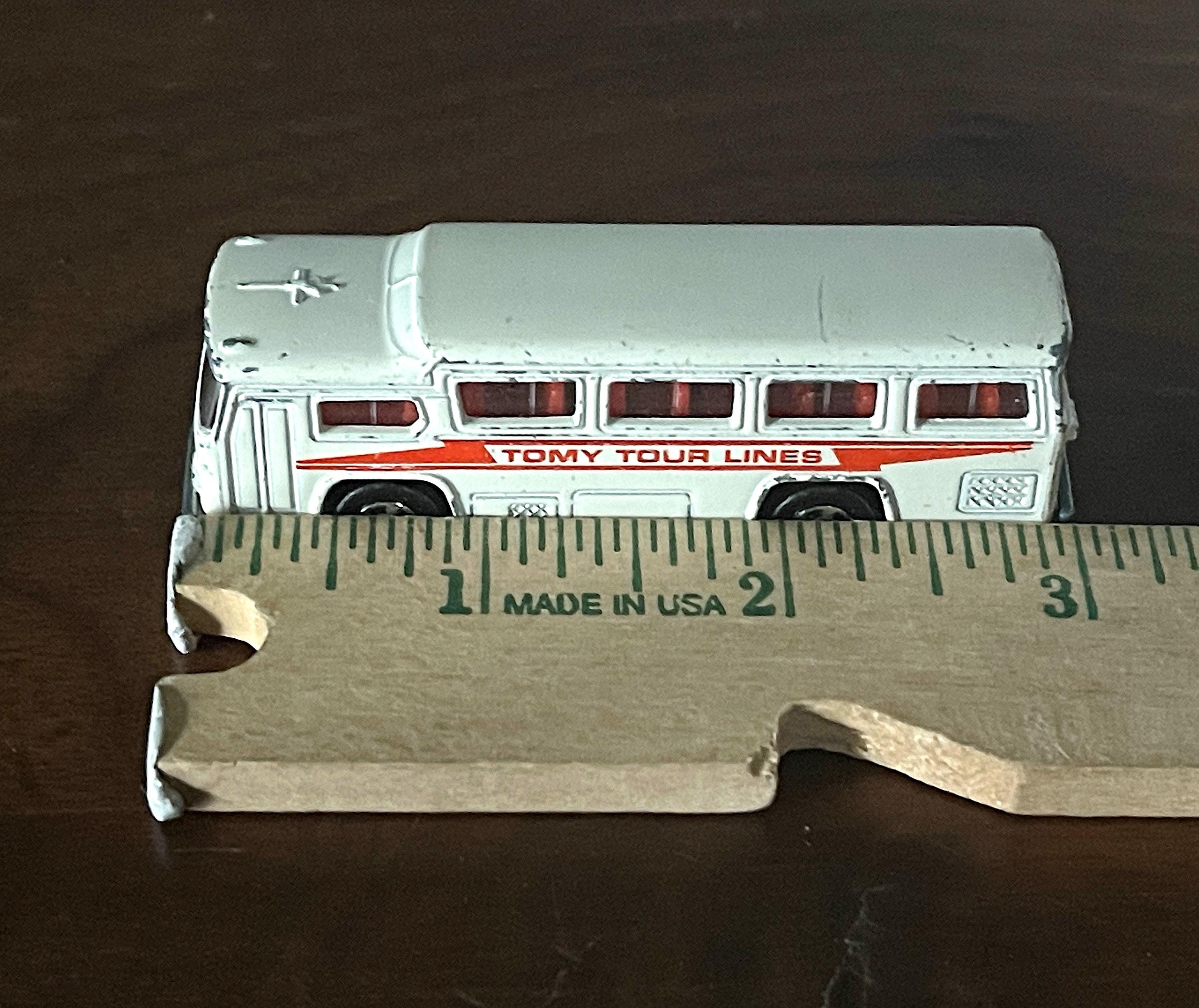 1970's Tomica, FUJI, Semi-decker Type Bus, Tony Tour Lines