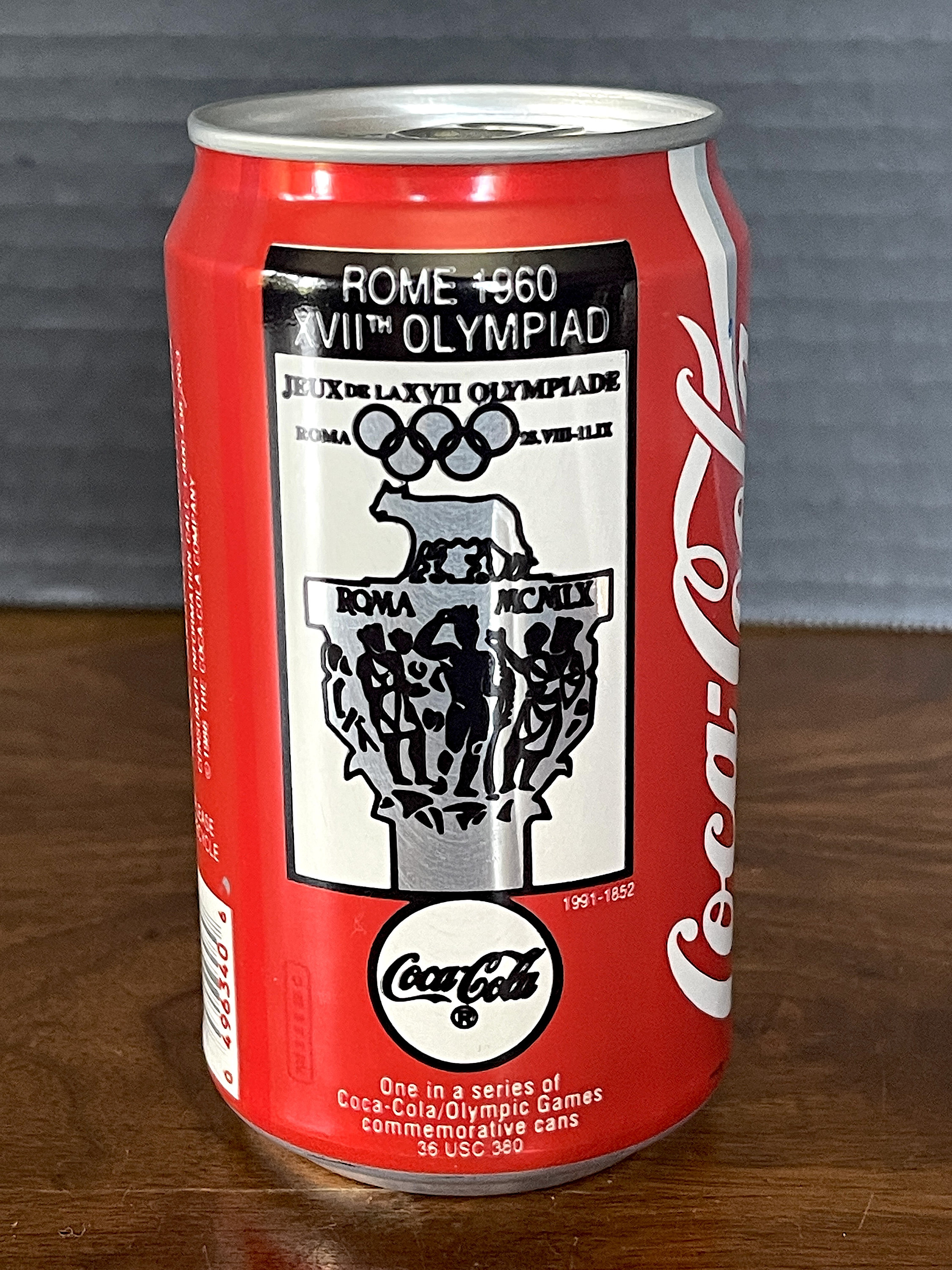 1986 Coca-cola Olymic Games Commemorative Can, Rome 1960, XVII