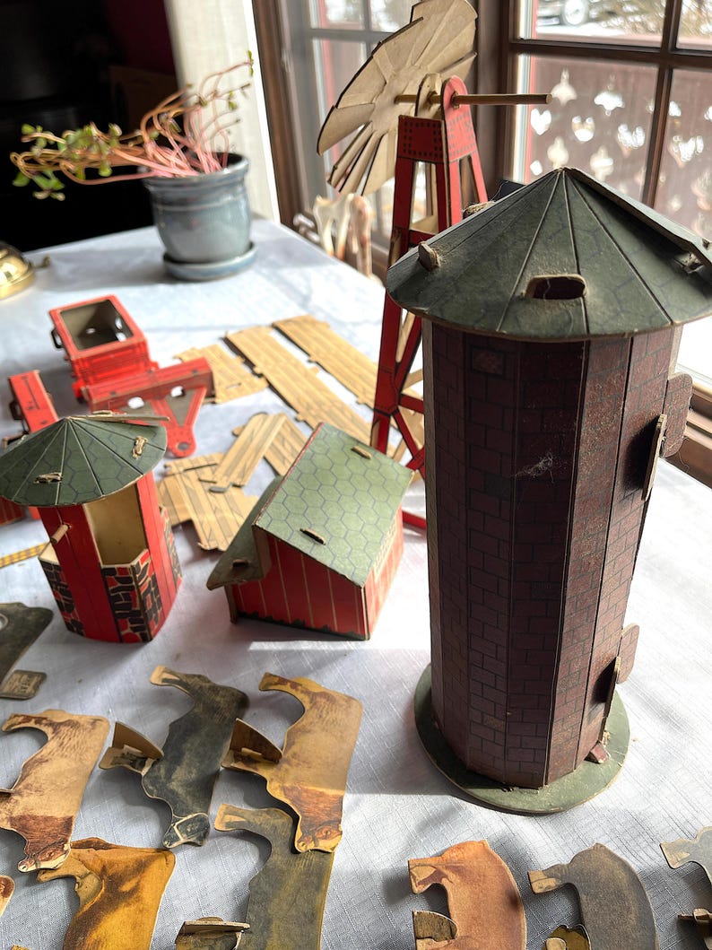 1930's Built-rite Farm Replicas, Incomplete Set With Some Wear, Many ...