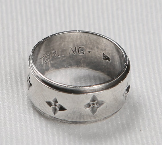Triangle stamped hotsell inside ring