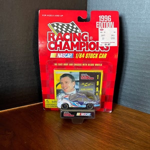 1996 Racing Champion, NASCAR, Die cast Body n Chassis w Deluxe Wheels, Mark Martin # 6, Valvoline, 1:64 Scale,  Excellent Unused VTG Cond.
