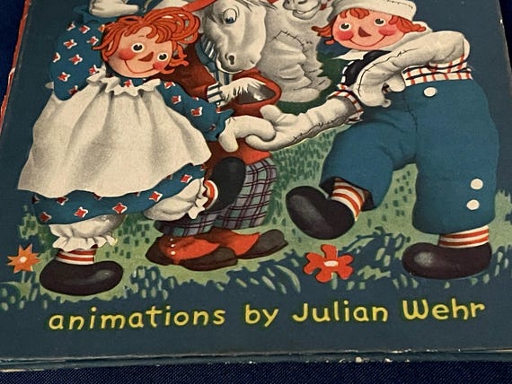 1944 Raggedy Ann and Andy With Animated Illustrations, Interactive