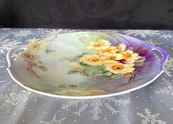 1909 Tessemann & Vogt Limoges France Hand Painted Porcelain