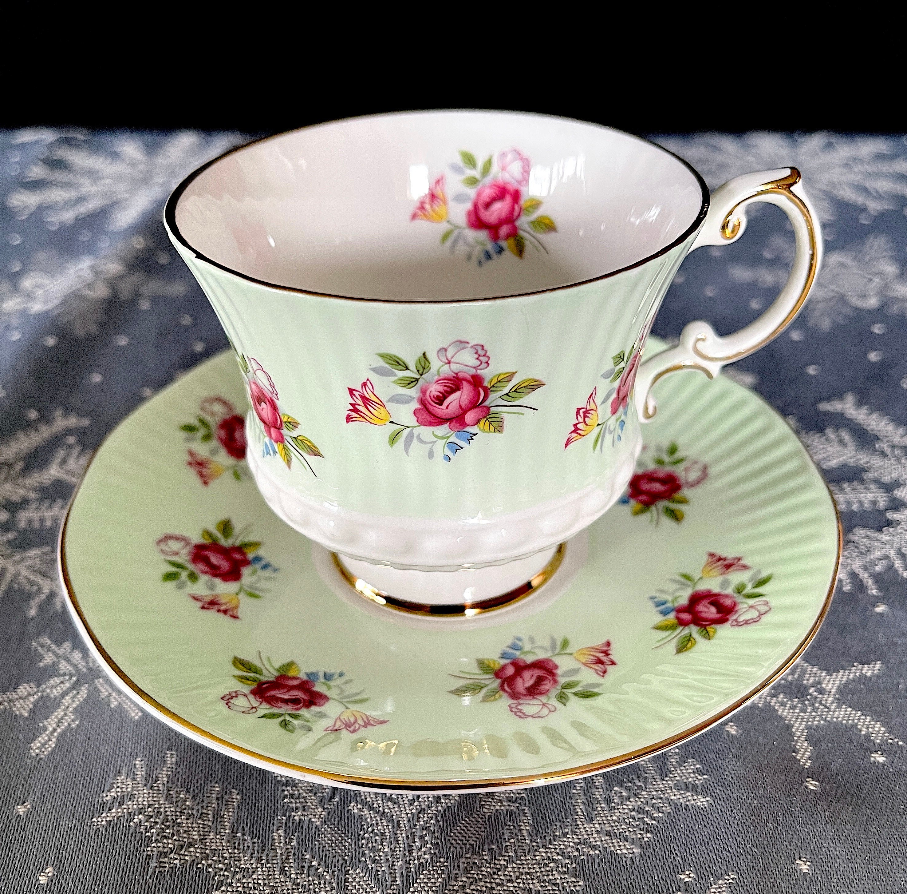 VINTAGE Elizabethan カップ ソーサー october 10月