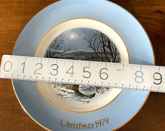 1979 AVON Christmas Series Plates 